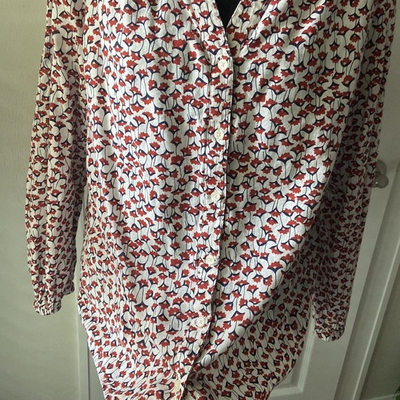 Boden Esme Conker Crocus Floral Blouse Size 8 - Picture 6 of 12